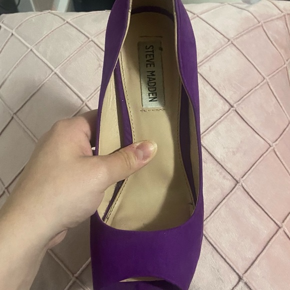 Steve Madden Toots Shoe - Purple - Picture 4 of 5